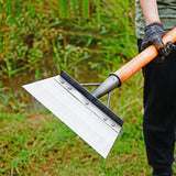 Maxbell Outdoor Cleaning Shovel Head Scraper Ice Shovel Spades for Lawn Farm Planting 27cm