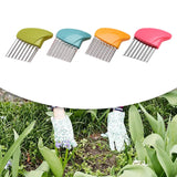 Maxbell Crevice Weeding Tool Hand Lawn Weeds Remover for Balconies Garden Lawn Green