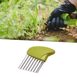 Maxbell Crevice Weeding Tool Hand Lawn Weeds Remover for Balconies Garden Lawn Green