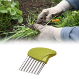 Maxbell Crevice Weeding Tool Hand Lawn Weeds Remover for Balconies Garden Lawn Green