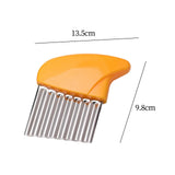 Maxbell Crevice Weeding Tool Hand Lawn Weeds Remover for Balconies Garden Lawn Orange