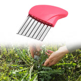 Maxbell Crevice Weeding Tool Hand Lawn Weeds Remover for Balconies Garden Lawn Pink