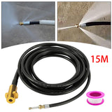 Maxbell Pressure Washer Hose Drain Cleaning Hose for Cleaning Car for K Series K2-k7 15m