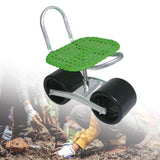 Maxbell Rolling Garden Seat Adjustable Patio Yard Stool Cart for Car Repair Planting