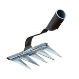 Maxbell Weeding Rake Traditional Hoe Gardening Tool for Soil Loosening Backyard 5 Tine