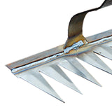Maxbell Weeding Rake Traditional Hoe Gardening Tool for Soil Loosening Backyard 7 Tine
