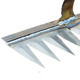 Maxbell Weeding Rake Traditional Hoe Gardening Tool for Soil Loosening Backyard 9 Tine