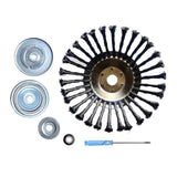 Maxbell Wire Swivel Brush Trimmer Head for Garden Power Tools Polishing Cleaning