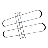 Maxbell Headstone Flower Saddle Wire Rustproof Decorations for Cemetery Wedding Yard