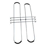 Maxbell Headstone Flower Saddle Wire Rustproof Decorations for Cemetery Wedding Yard