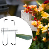 Maxbell Headstone Flower Saddle with Floral Foam Sturdy for Cemetery Outdoor Wedding