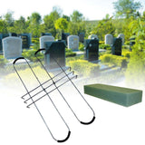 Maxbell Headstone Flower Saddle with Floral Foam Sturdy for Cemetery Outdoor Wedding