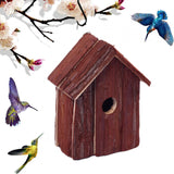 Maxbell Bird House Room Handmade Creative Bird House for Outside Garden Hummingbirds
