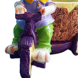 Maxbell Lovely Rabbit Flowerpots Resin Cartoon Planter Pots for Fairy Garden Desktop Boy