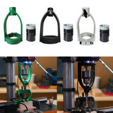 Maxbell Square Hole Drill Fixed Bracket for Drill Machine Woodworking Bench Mortiser Green