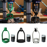 Maxbell Square Hole Drill Fixed Bracket for Drill Machine Woodworking Bench Mortiser Green