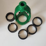 Maxbell Square Hole Drill Fixed Bracket for Drill Machine Woodworking Bench Mortiser Green