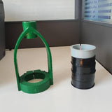 Maxbell Square Hole Drill Fixed Bracket for Drill Machine Woodworking Bench Mortiser Green