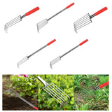 Maxbell Seafood Digging Rake Gardening Tool Gardening Hoe for Backyard Lawn Planting 33cm 4T