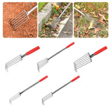Maxbell Seafood Digging Rake Gardening Tool Gardening Hoe for Backyard Lawn Planting 33cm 4T