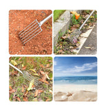 Maxbell Seafood Digging Rake Gardening Tool Gardening Hoe for Backyard Lawn Planting 33cm 4T