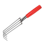 Maxbell Seafood Digging Rake Gardening Tool Gardening Hoe for Backyard Lawn Planting 33cm 4T
