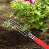 Maxbell Seafood Digging Rake Gardening Tool Gardening Hoe for Backyard Lawn Planting 33cm 4T