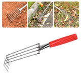 Maxbell Seafood Digging Rake Gardening Tool Gardening Hoe for Backyard Lawn Planting 33cm 4T