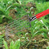 Maxbell Seafood Digging Rake Gardening Tool Gardening Hoe for Backyard Lawn Planting 33cm 6T