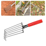 Maxbell Seafood Digging Rake Gardening Tool Gardening Hoe for Backyard Lawn Planting 33cm 6T
