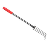 Maxbell Seafood Digging Rake Gardening Tool Gardening Hoe for Backyard Lawn Planting 57cm 4T