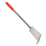 Maxbell Seafood Digging Rake Gardening Tool Gardening Hoe for Backyard Lawn Planting 57cm 8T