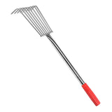 Maxbell Seafood Digging Rake Gardening Tool Gardening Hoe for Backyard Lawn Planting 57cm 8T