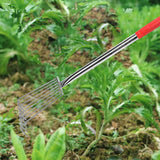 Maxbell Seafood Digging Rake Gardening Tool Gardening Hoe for Backyard Lawn Planting 57cm 8T