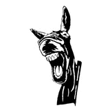 Maxbell Donkey Metal Art Handmade Metal Donkey Yard Art for Garden Courtyard Style A