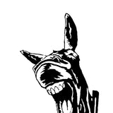 Maxbell Donkey Metal Art Handmade Metal Donkey Yard Art for Garden Courtyard Style A