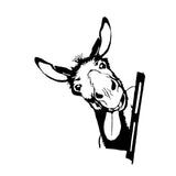 Maxbell Donkey Metal Art Handmade Metal Donkey Yard Art for Garden Courtyard Style D