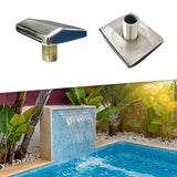 Maxbell Waterfall Tub Spout Waterfall Sprayer Waterfall Tub Faucet for Swimming Pool Water From Facade