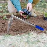 Maxbell Garden Hoe Hand Tool Sturdy Manual Hand Weeder Tool for Garden Backyard Yard Pointed hoe