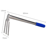 Maxbell Garden Hoe Hand Tool Sturdy Manual Hand Weeder Tool for Garden Backyard Yard Rake