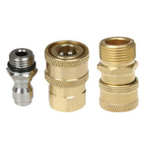 Maxbell 3x Pressure Washer Adapter Set for Power Washer Hose M22-14 Female Connector