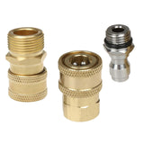 Maxbell 3x Pressure Washer Adapter Set for Power Washer Hose M22-14 Female Connector