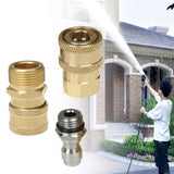 Maxbell 3x Pressure Washer Adapter Set for Power Washer Hose M22-14 Female Connector
