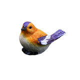 Maxbell Miniature Birds Figures Craft Sculpture Bird Statue for Home Backyard Garden