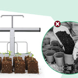 Maxbell Handheld Soil Block Maker Soil Blocker for Terraces Outdoor Vegetable Fruits