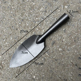 Maxbell Garden Shovel Iron Heavy Duty Garden Trowel for Transplanting Smoothing Soil S
