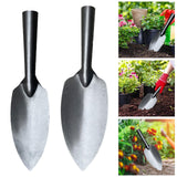 Maxbell Garden Shovel Iron Heavy Duty Garden Trowel for Transplanting Smoothing Soil S