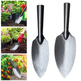 Maxbell Garden Shovel Iron Heavy Duty Garden Trowel for Transplanting Smoothing Soil S