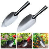 Maxbell Garden Shovel Iron Heavy Duty Garden Trowel for Transplanting Smoothing Soil S
