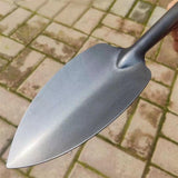 Maxbell Garden Shovel Iron Heavy Duty Garden Trowel for Transplanting Smoothing Soil S